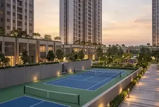 multipurpose Court at Mahindra Rivenza